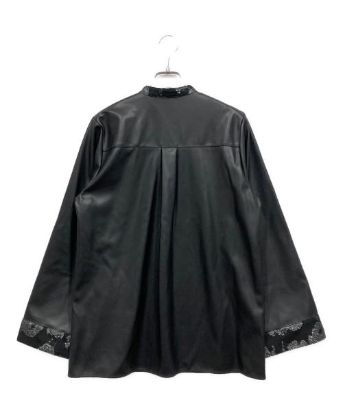 HARE（ハレ）HARE (ハレ) ビスチェ付フェイクレザーシャツジャケット ブラック サイズ:Freeの古着・服飾アイテム