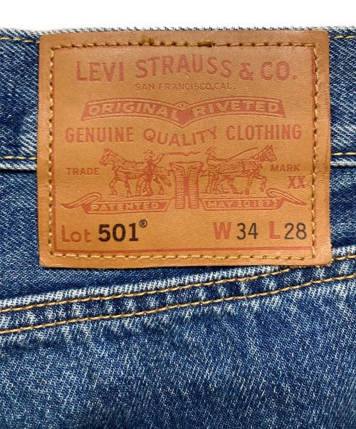 LEVI'S（リーバイス）LEVI'S (リーバイス) JOURNAL STANDARD (ジャーナルスタンダード) 別注501デニムパンツ ブルー サイズ:W34　L28の古着・服飾アイテム