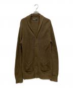 stussyステューシー）の古着「リネンコットンカーディガン」｜ブラウン