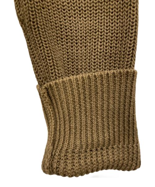 stussy（ステューシー）stussy (ステューシー) リネンコットンカーディガン ブラウン サイズ:Mの古着・服飾アイテム