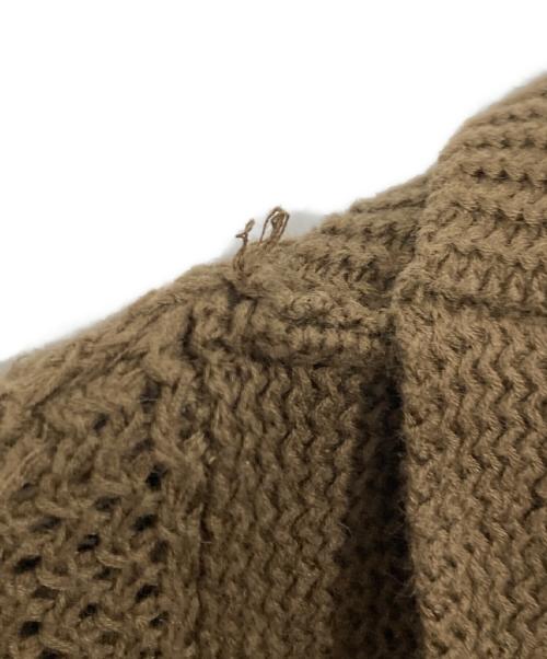 stussy（ステューシー）stussy (ステューシー) リネンコットンカーディガン ブラウン サイズ:Mの古着・服飾アイテム