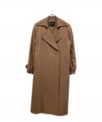 BELLUCCIベルッチ）の古着「ロングカシミアコート」｜ベージュ