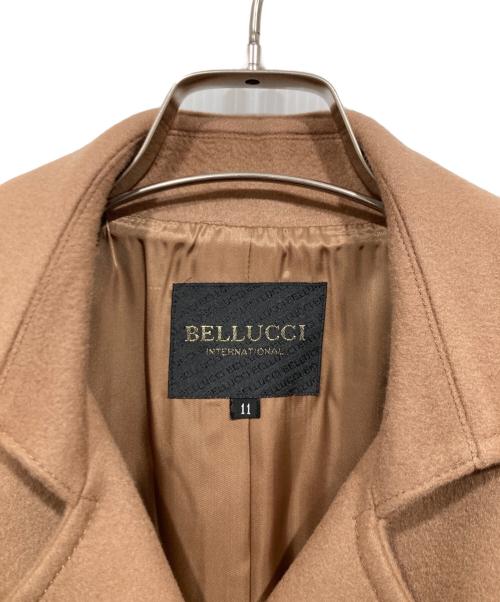 BELLUCCI（ベルッチ）BELLUCCI (ベルッチ) ロングカシミアコート ベージュ サイズ:Lの古着・服飾アイテム