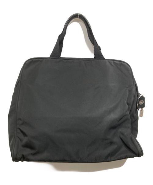 PRADA（プラダ）PRADA (プラダ) ナイロンハンドバッグ ブラックの古着・服飾アイテム