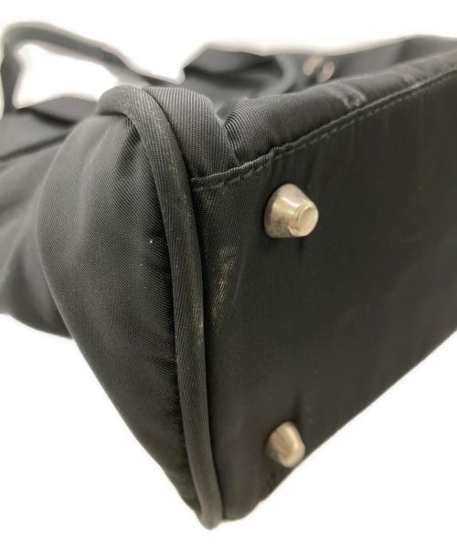 PRADA（プラダ）PRADA (プラダ) ナイロンハンドバッグ ブラックの古着・服飾アイテム