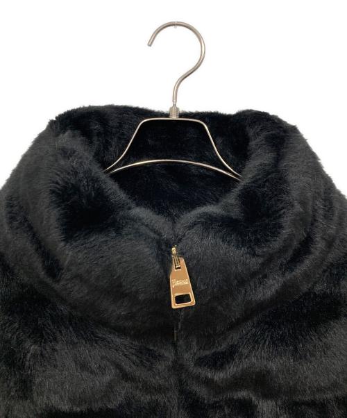 HERNO（ヘルノ）HERNO (ヘルノ) エコファーダウンジャケット ブラック サイズ:42の古着・服飾アイテム