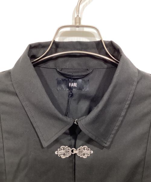 HARE（ハレ）HARE (ハレ) レイヤードフックボタンジャケット ブラック サイズ:Freeの古着・服飾アイテム