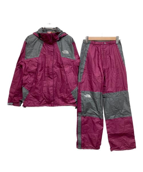 THE NORTH FACE（ザ ノース フェイス）THE NORTH FACE (ザ ノース フェイス) セットアップ レインテックス / RAINTEX 2 グレー×パープル サイズ:WOMEN'S Mの古着・服飾アイテム