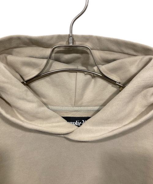 SUPPLIER（サプライヤー）SUPPLIER (サプライヤー) ラインストーンプルオーバーパーカー ベージュ サイズ:Lの古着・服飾アイテム