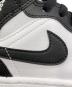 中古・古着 NIKE (ナイキ) ハイカットスニーカー / AIR JORDAN 1 MID ホワイト×ブラック / WHITE/BL サイズ:23.5㎝：7000円