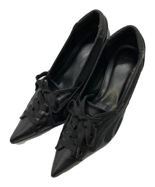 ACLENT（アクレント）ACLENT (アクレント) ハイブリッドスニーカーパンプス ブラック サイズ:Mの古着・服飾アイテム