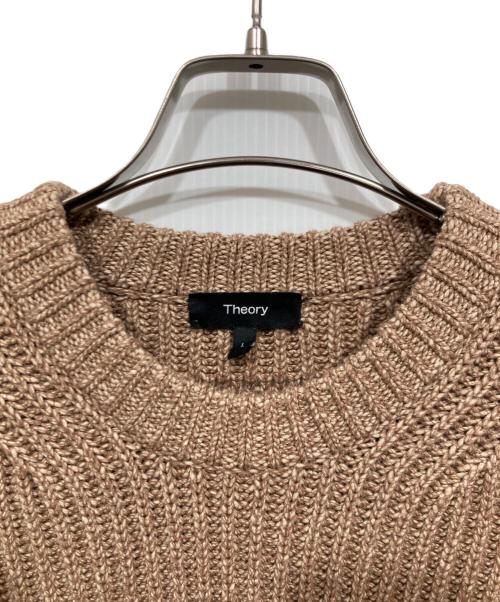 theory（セオリー）theory (セオリー) ローゲージニット ブラウン サイズ:Lの古着・服飾アイテム