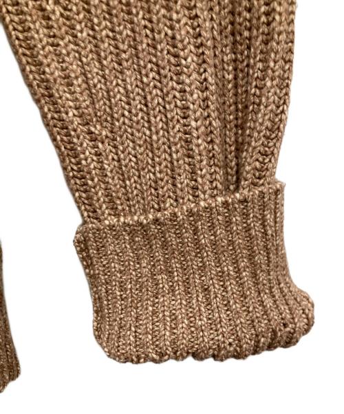 theory（セオリー）theory (セオリー) ローゲージニット ブラウン サイズ:Lの古着・服飾アイテム