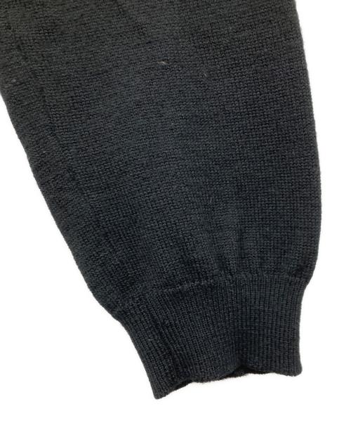 PRADA（プラダ）PRADA (プラダ) ニットポロシャツ ブラック サイズ:46の古着・服飾アイテム