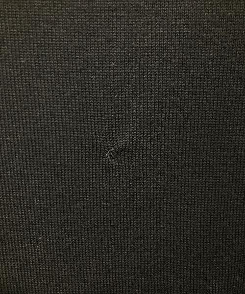 PRADA（プラダ）PRADA (プラダ) ニットポロシャツ ブラック サイズ:46の古着・服飾アイテム