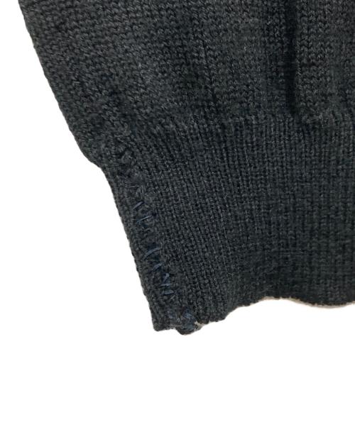 PRADA（プラダ）PRADA (プラダ) ニットポロシャツ ブラック サイズ:46の古着・服飾アイテム