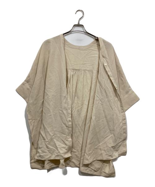 GALLARDA GALANTE（ガリャルダガランテ）GALLARDA GALANTE (ガリャルダガランテ) 半袖シャツ ベージュ サイズ:Fの古着・服飾アイテム