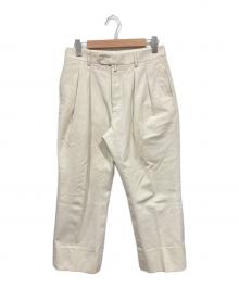 NEAT（ニート）の古着「ワイドスラックス」｜ベージュ