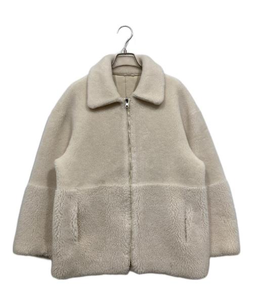 BEAUTY&YOUTH（ビューティーアンドユース）BEAUTY&YOUTH (ビューティーアンドユース) ボアフェイクムートンコート ホワイト サイズ:Sの古着・服飾アイテム