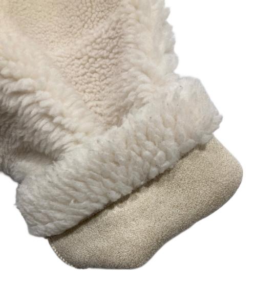 BEAUTY&YOUTH（ビューティーアンドユース）BEAUTY&YOUTH (ビューティーアンドユース) ボアフェイクムートンコート ホワイト サイズ:Sの古着・服飾アイテム