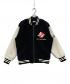 graniph×ゴーストバスターズグラニフ×ゴーストバスターズ）の古着「コラボボアスタジャン」｜ブラック×ホワイト