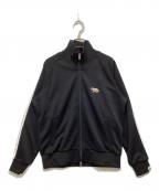 TANUKI STUDIOタヌキスタジオ）の古着「2ライントラックジャケット」｜ブラック