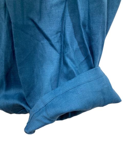 SOU・SOU（ソウソウ）SOU・SOU (ソウソウ) サルエルパンツ / 麻 富士 2.0 ブルー / 舛花色×鳶 サイズ:Sの古着・服飾アイテム