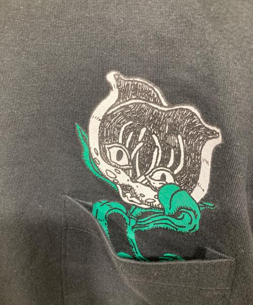 glamb（グラム）glamb (グラム) ジョジョの奇妙な冒険 (ジョジョノ奇妙ナ冒険) ストレイキャット T / Stray cat T ブラック サイズ:1の古着・服飾アイテム