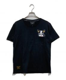 glamb×ジョジョの奇妙な冒険（グラム×ジョジョノ奇妙ナ冒険）の古着「イギーTシャツ / Iggy T」｜ブラック