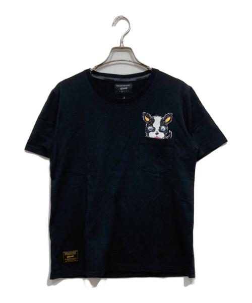 glamb（グラム）glamb (グラム) ジョジョの奇妙な冒険 (ジョジョノ奇妙ナ冒険) イギーTシャツ / Iggy T ブラック サイズ:1の古着・服飾アイテム