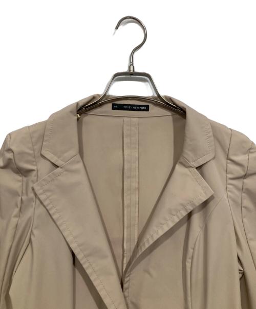 FOXEY NEWYORK（フォクシーニューヨーク）FOXEY NEWYORK (フォクシーニューヨーク) フリルテーラードジャケット ベージュ サイズ:40の古着・服飾アイテム