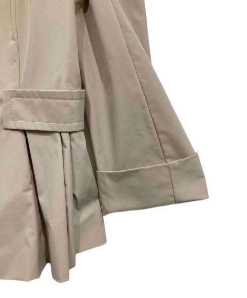 FOXEY NEWYORK（フォクシーニューヨーク）FOXEY NEWYORK (フォクシーニューヨーク) フリルテーラードジャケット ベージュ サイズ:40の古着・服飾アイテム