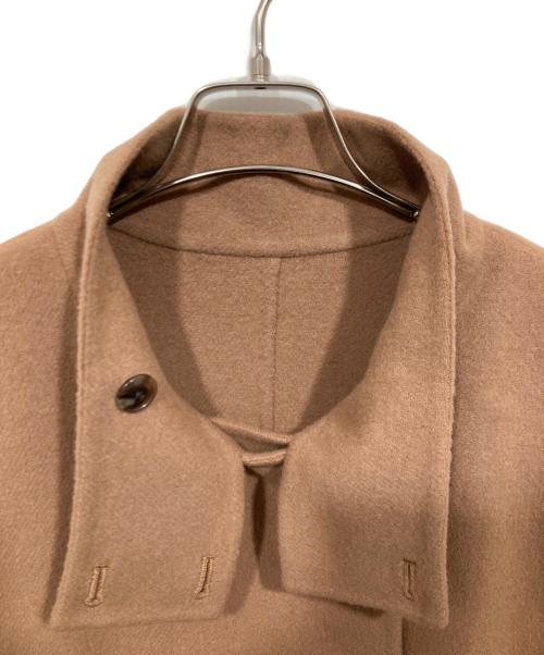 SLOBE IENA（スローブ イエナ）SLOBE IENA (スローブ イエナ) スタンドカラーダブルフェイスポンチョ ブラウン サイズ:Freeの古着・服飾アイテム