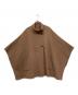 SLOBE IENA（スローブ イエナ）の古着「スタンドカラーダブルフェイスポンチョ」｜ブラウン