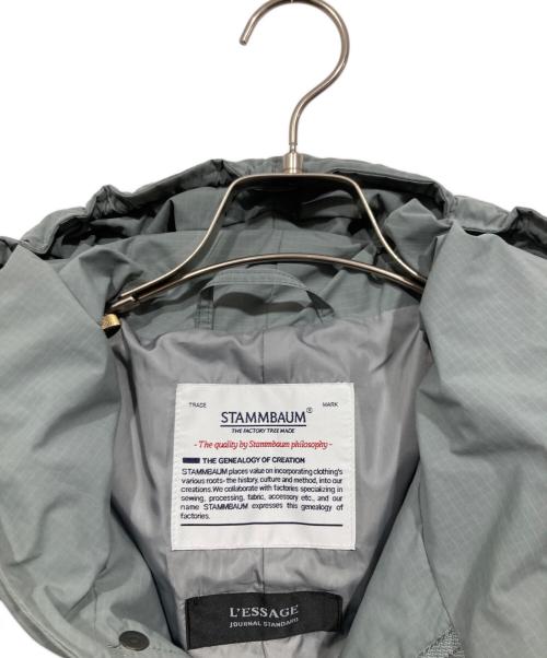 STAMMBAUM（シュタンバウム）STAMMBAUM (シュタンバウム) journal standard L'essage別注 ロングダウンジャケット ブルー サイズ:Freeの古着・服飾アイテム