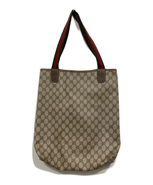 GUCCI（グッチ）GUCCI (グッチ) トートバッグ/シェリーライン ブラウンの古着・服飾アイテム