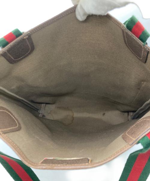 GUCCI（グッチ）GUCCI (グッチ) トートバッグ/シェリーライン ブラウンの古着・服飾アイテム