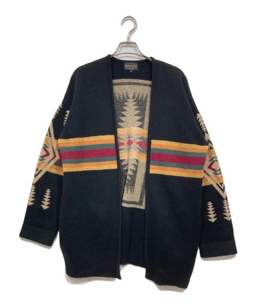 PENDLETON（ペンドルトン）PENDLETON (ペンドルトン) WRAP CARDIGAN マルチカラー サイズ:Mの古着・服飾アイテム