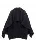 CLANE (クラネ) BACK FRILL DOUBLE COAT ブラック サイズ:1：5000円