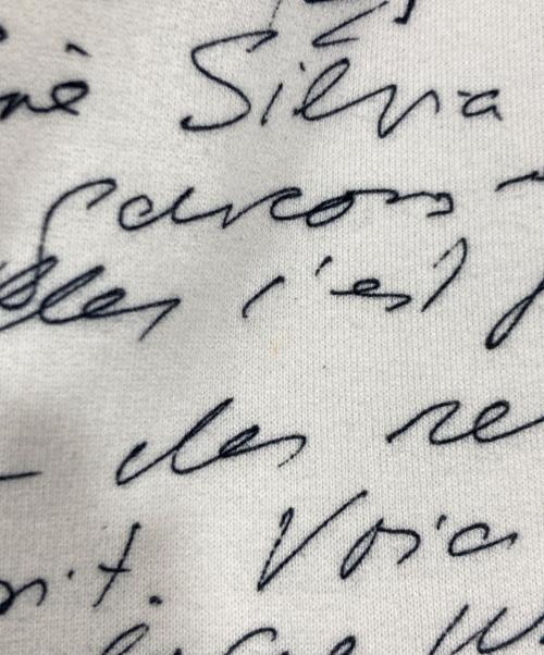 FENDI（フェンディ）FENDI (フェンディ) カールラガーフェルドコラボプリント パーカー ホワイト×ブラック サイズ:Mの古着・服飾アイテム