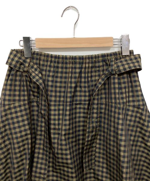T-mat Masaki-Paris（ティーマット マサキ パリス）T-MAT Masaki-paris (ティーマット マサキ パリス) チェックスカート グリーン サイズ:1の古着・服飾アイテム