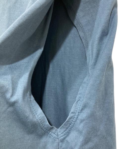 RIM.ARK（リムアーク）RIM.ARK (リムアーク) Drawstring big T/SH ブルー サイズ:FREEの古着・服飾アイテム