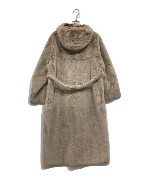 Ameri（アメリ）Ameri (アメリ) HOOD REVERSIBLE FAKE FUR COAT ベージュ サイズ:Sの古着・服飾アイテム