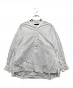 SINMEシンメ）の古着「ボリュームシャツ」｜ホワイト