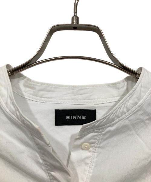 SINME（シンメ）SINME (シンメ) ボリュームシャツ ホワイト サイズ:Freeの古着・服飾アイテム