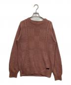 BLACK LABEL CRESTBRIDGEブラックレーベル クレストブリッジ）の古着「ニット」｜ピンク