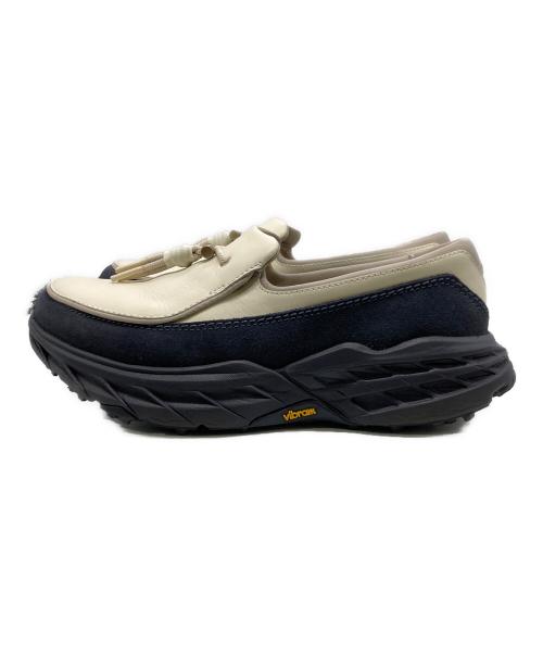 HOKA（ホカ）HOKA (ホカ) ローカットシューズ/ U SPEED LOAFER アイボリー×ネイビー サイズ:26㎝の古着・服飾アイテム