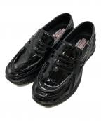 NEW BALANCEニューバランス）の古着「クロコローファー」｜ブラック