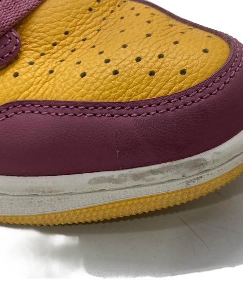 NIKE（ナイキ）NIKE (ナイキ) AIR JORDAN 1 RETRO HIGH OG パープル×イエロー サイズ:25㎝の古着・服飾アイテム