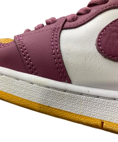 NIKE（ナイキ）NIKE (ナイキ) AIR JORDAN 1 RETRO HIGH OG パープル×イエロー サイズ:25㎝の古着・服飾アイテム